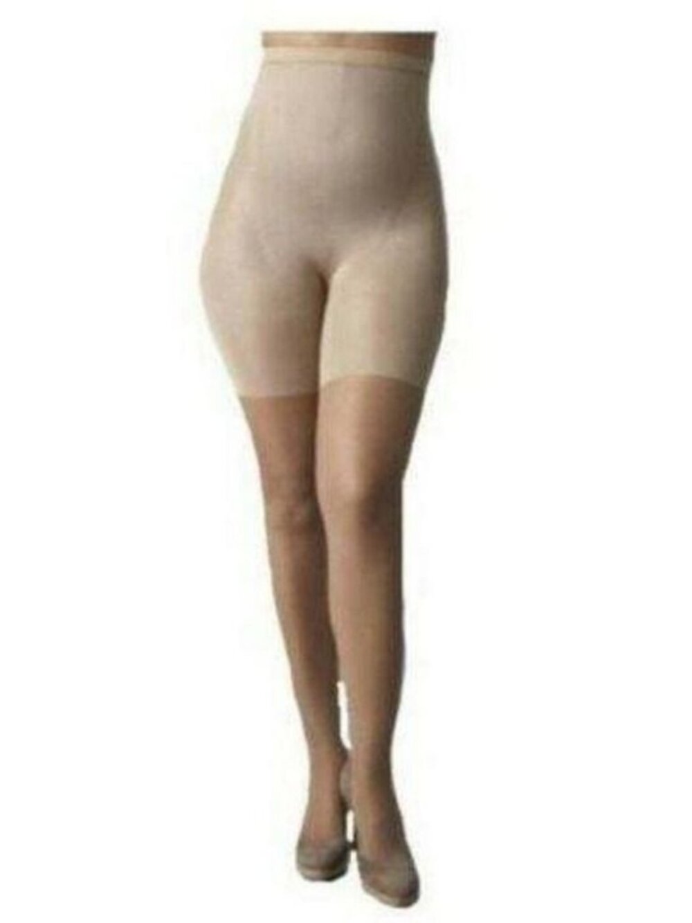 Spanx Womens Shaping Sheers High Waist Plus Size D Beige Nude Large